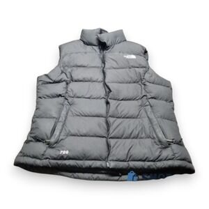 The North Face Gray Puffer Vest